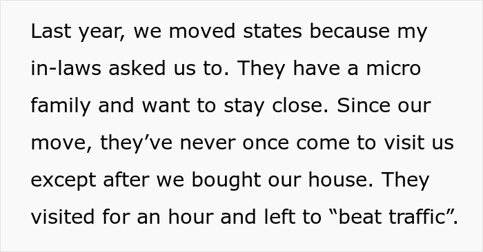 Text excerpt from a post about a woman purposely excluding her sick DIL during a family holiday and conflict arising after she snaps back.