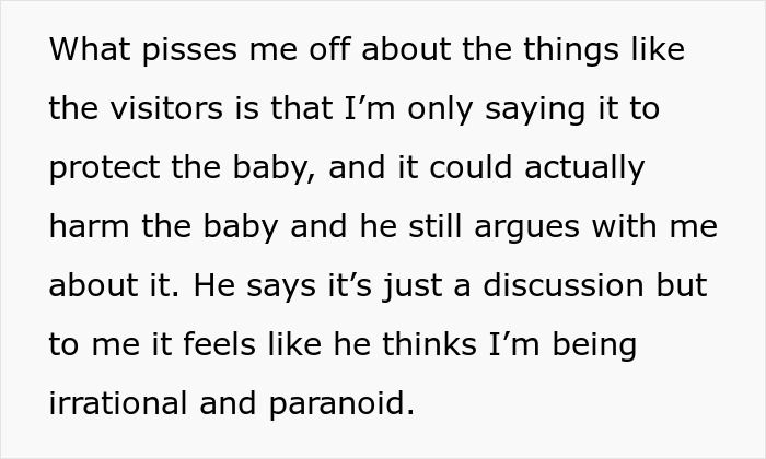 Pregnant woman expressing frustration while demanding respect from her husband to protect their baby’s well-being.