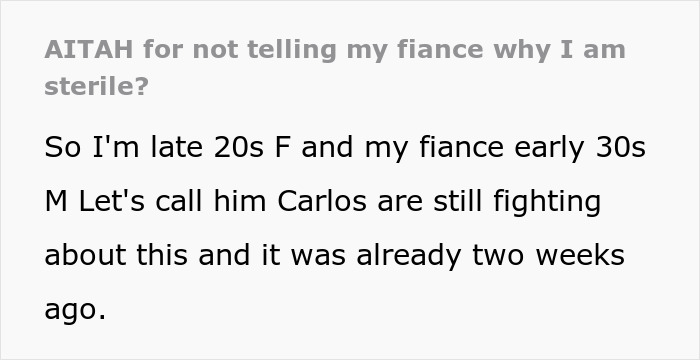 Couple in conflict after prank reveals woman had hysterectomy, fiancé unaware of her childfree status and condition.
