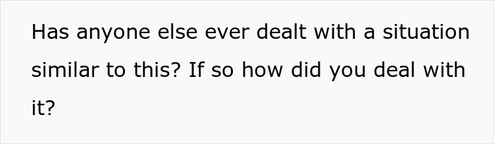 Text on screen showing a question about dealing with entitled parents treating autistic brother as golden child while ignoring creepy behavior.