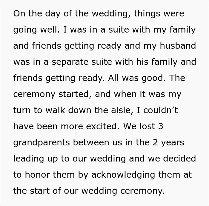 Son is appalled by mom’s behavior on his wedding day, causing tension during the ceremony and family gathering. Son is appalled by mom’s behavior on his wedding day, causing tension during the ceremony and family gathering.