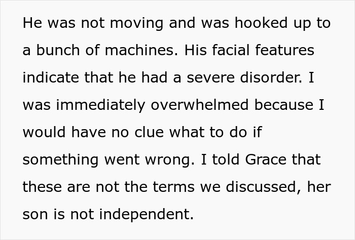 Text describing a teen sitter’s experience with a nonverbal, bedridden boy diagnosed with a severe disorder. Text describing a teen sitter’s experience with a nonverbal, bedridden boy diagnosed with a severe disorder.
