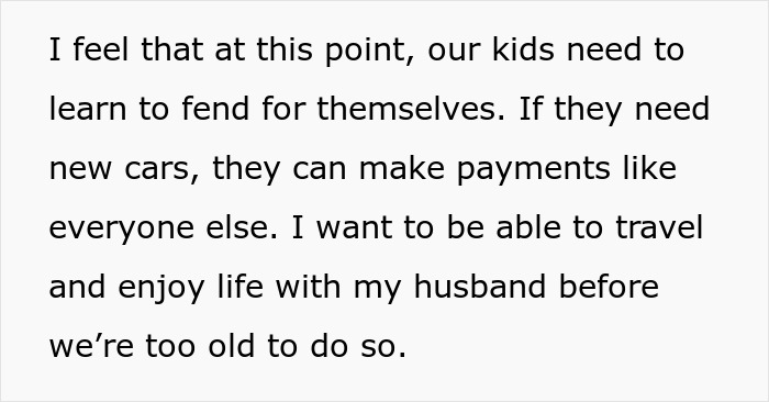 Text highlighting the importance of children managing finances as a husband plans for retirement and family future. Text highlighting the importance of children managing finances as a husband plans for retirement and family future.