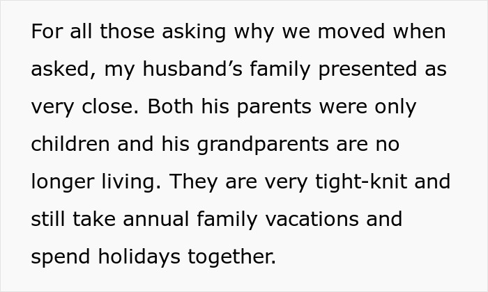 Text excerpt about a woman purposely excluding her sick DIL from family holiday, causing anger and conflict.