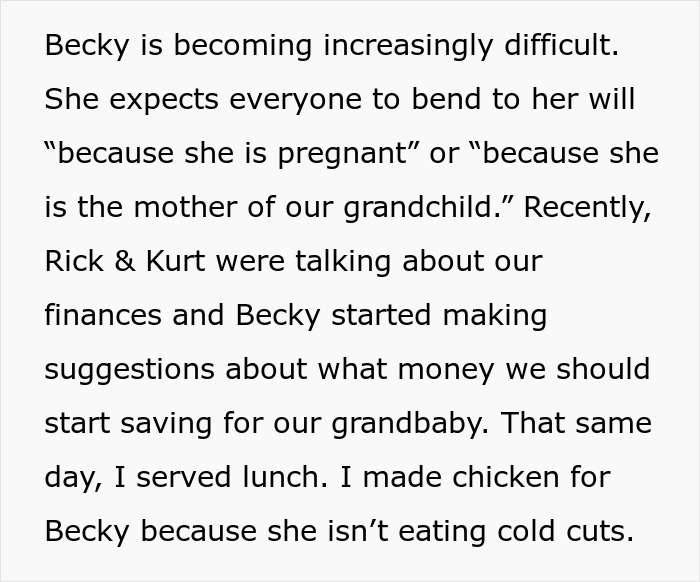 Text about MIL and DIL conflict over pregnancy expectations and complaints, highlighting mother-in-law and pregnancy issues.