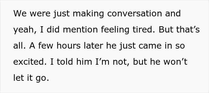 Text excerpt showing a woman’s husband convinced she’s pregnant, highlighting obsession as a sign of a life-threatening condition. Text excerpt showing a woman’s husband convinced she’s pregnant, highlighting obsession as a sign of a life-threatening condition.