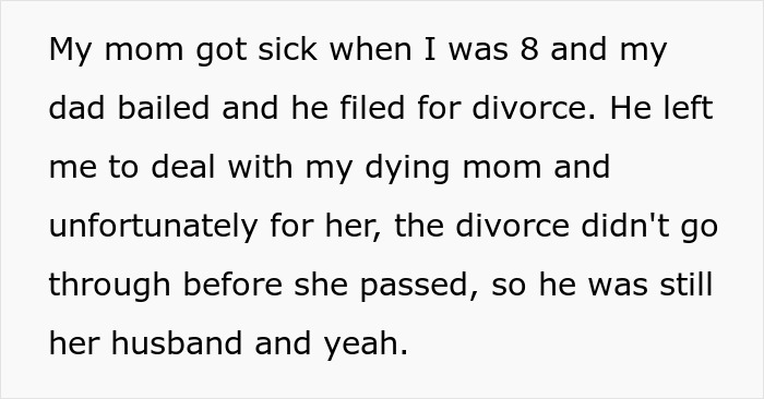 Text excerpt about teen refusing to babysit step-siblings and the resulting conflict with her dad.