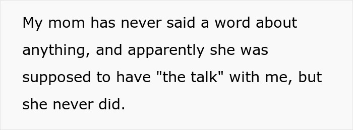 Text on screen about a mom who never discussed important topics, linking to mom affair college money dad themes. Text on screen about a mom who never discussed important topics, linking to mom affair college money dad themes.