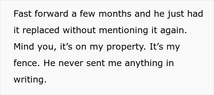 Man refusing to pay $2000 after neighbor replaces his rotten fence without any prior agreement or consent. Man refusing to pay $2000 after neighbor replaces his rotten fence without any prior agreement or consent.