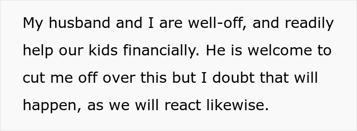 Text from a confession post about a jealous wife reacting to hubby’s mom having pictures of his ex in her house.