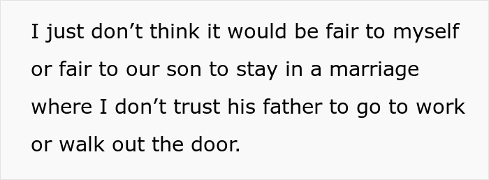 Text about not trusting a husband who cheats during pregnancy and postpartum while leaving the marriage. Text about not trusting a husband who cheats during pregnancy and postpartum while leaving the marriage.