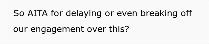 Text conversation asking if one is wrong for delaying or breaking off engagement over a conflict about buttered noodles and fiancé's kid. Text conversation asking if one is wrong for delaying or breaking off engagement over a conflict about buttered noodles and fiancé's kid.