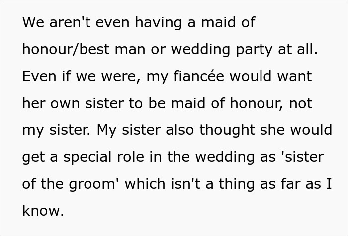 Text about rejecting sister’s idea for big wedding causing family upset due to rejection sensitive dysphoria. Text about rejecting sister’s idea for big wedding causing family upset due to rejection sensitive dysphoria.