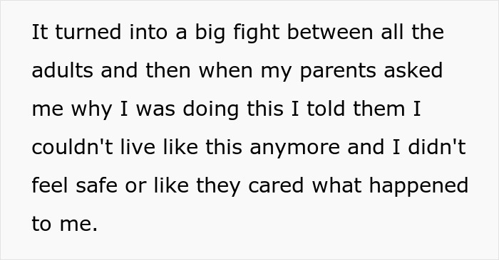 Teen feeling like a prisoner around mentally unstable sister, expressing frustration with parents prioritizing her wellbeing.