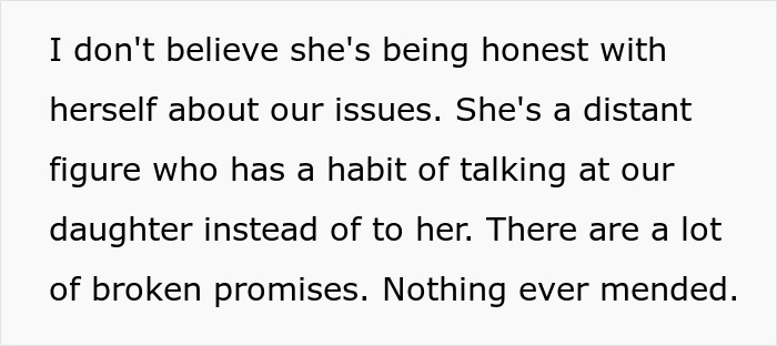 Text excerpt expressing feelings of being a single parent as wife ignores 10-year-old, prioritizing work over family. Text excerpt expressing feelings of being a single parent as wife ignores 10-year-old, prioritizing work over family.