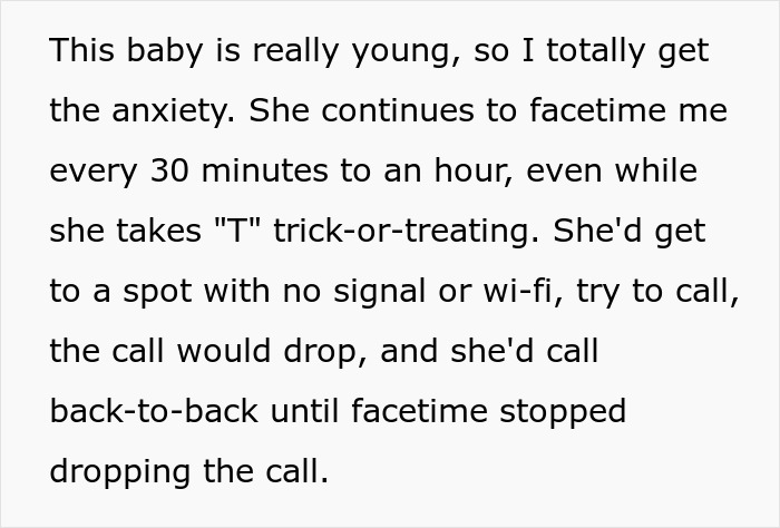 Mom panics with constant calls while a friend agrees to babysit overnight, showing anxiety over the young baby’s care.