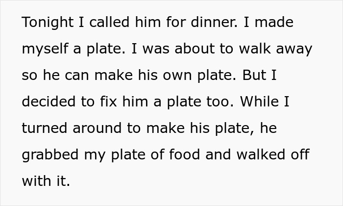 Couple conflict over domestic chores and dinner expectations, wife stops playing his mommy role in household. Couple conflict over domestic chores and dinner expectations, wife stops playing his mommy role in household.
