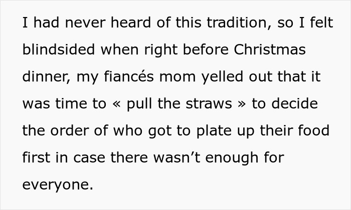 Woman baffled by family’s unusual Christmas traditions, boyfriend offended she didn’t participate in festive custom. Woman baffled by family’s unusual Christmas traditions, boyfriend offended she didn’t participate in festive custom.