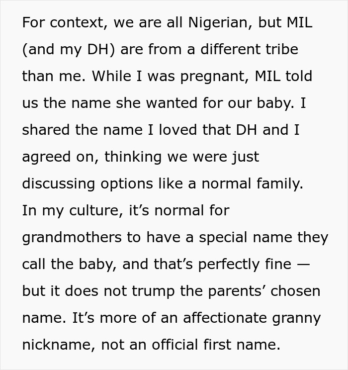 Nigerian family clash over baby’s name as mother-in-law demands cultural honor while new mom defends her heritage.