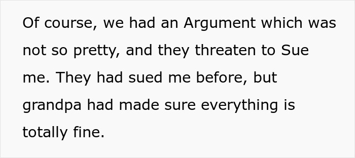 Text excerpt discussing a woman suing her half-brother over family health fund use for plastic surgeries. Text excerpt discussing a woman suing her half-brother over family health fund use for plastic surgeries.