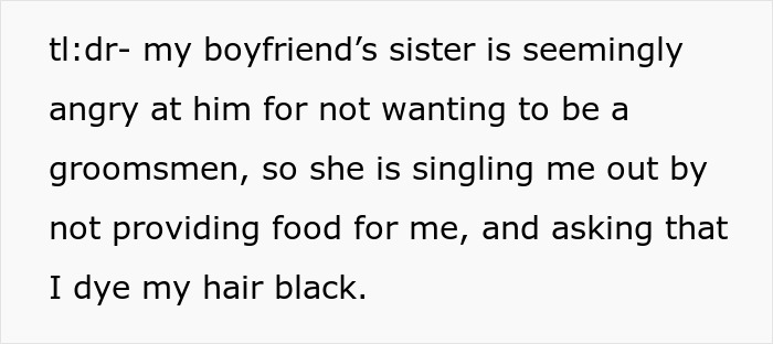 BF's Sis Targets Woman With Bizarre Wedding Rules, Shocked GF Shares Update A Year Later BF's Sis Targets Woman With Bizarre Wedding Rules, Shocked GF Shares Update A Year Later