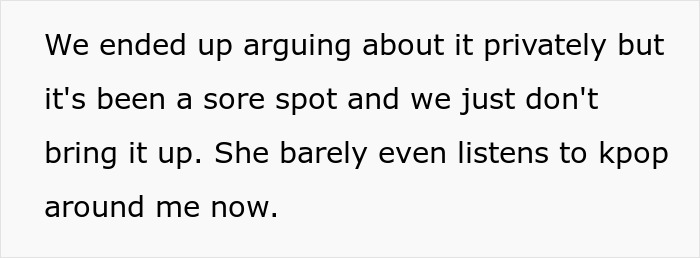 Couple arguing privately after guy mocks girlfriend publicly for fangirling over a K-pop band, causing tension. Couple arguing privately after guy mocks girlfriend publicly for fangirling over a K-pop band, causing tension.