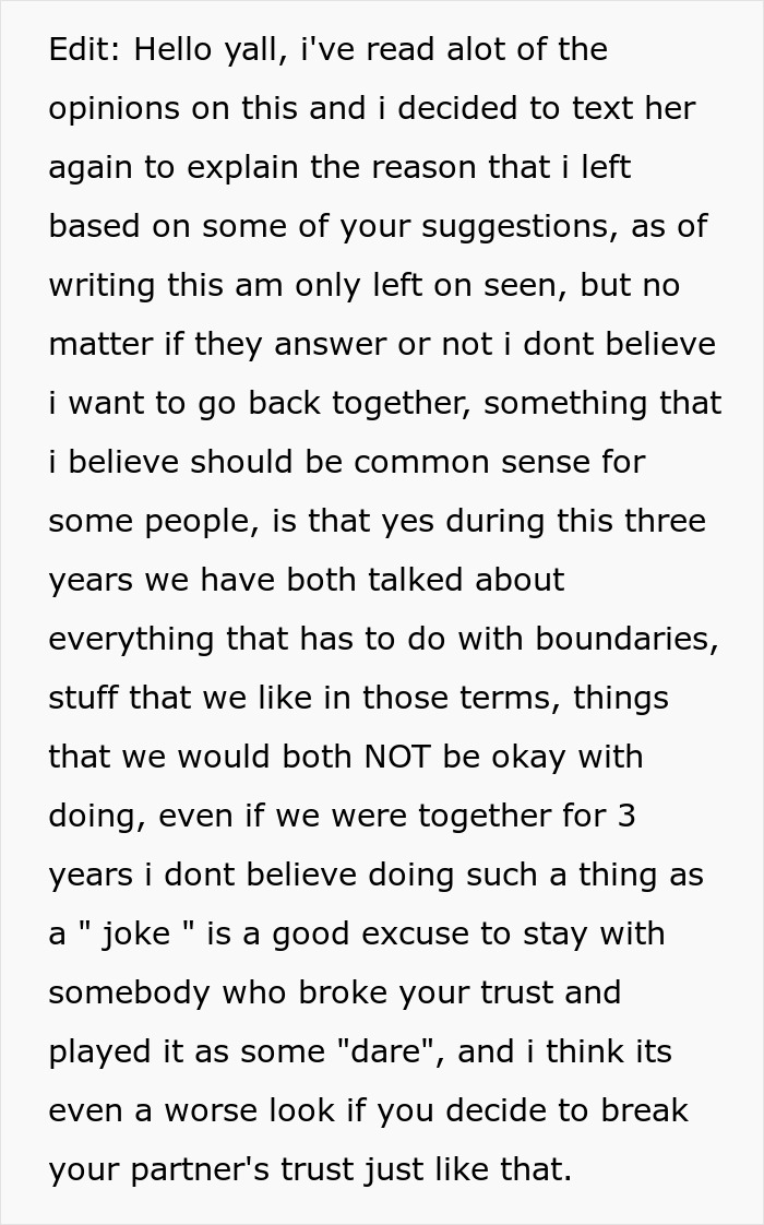 Girlfriend kisses another woman in front of friends, causing confusion and tension with her boyfriend over boundaries. Girlfriend kisses another woman in front of friends, causing confusion and tension with her boyfriend over boundaries.