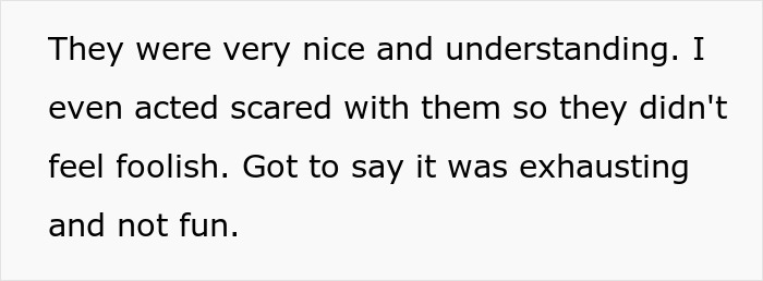 Text excerpt from a haunted hayride story where entitled parents make their scared kids a stranger's problem. Text excerpt from a haunted hayride story where entitled parents make their scared kids a stranger's problem.