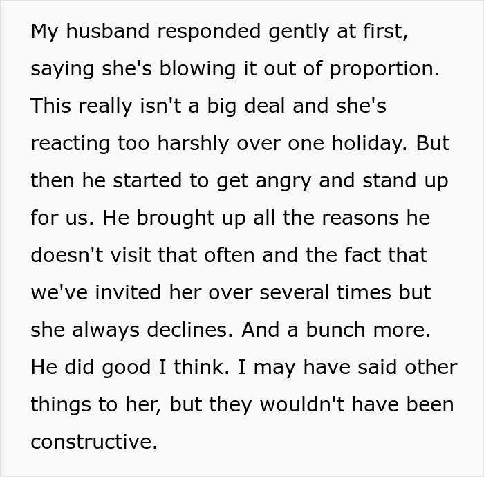 Woman wants to celebrate Thanksgiving with her kid, causing MIL to explode over holiday plans and family tensions. Woman wants to celebrate Thanksgiving with her kid, causing MIL to explode over holiday plans and family tensions.