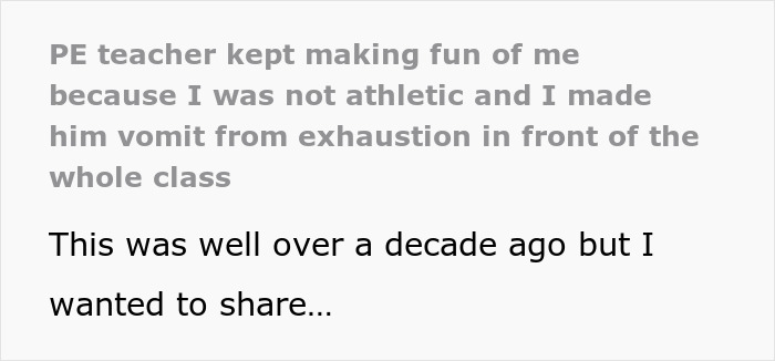 Arrogant PE Teacher Learns A Painful Lesson When His “Unfit” Student Humiliates Him In Public Arrogant PE Teacher Learns A Painful Lesson When His “Unfit” Student Humiliates Him In Public