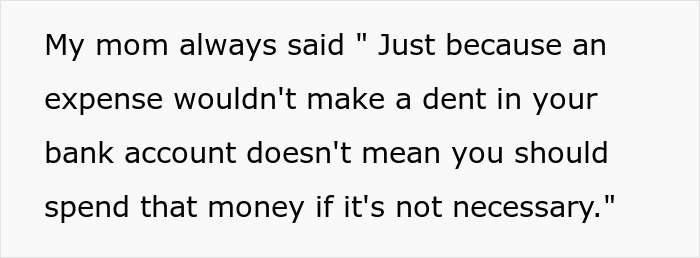 Text showing a woman asking her stepchildren about attending a home boarding school and discussing expenses. Text showing a woman asking her stepchildren about attending a home boarding school and discussing expenses.