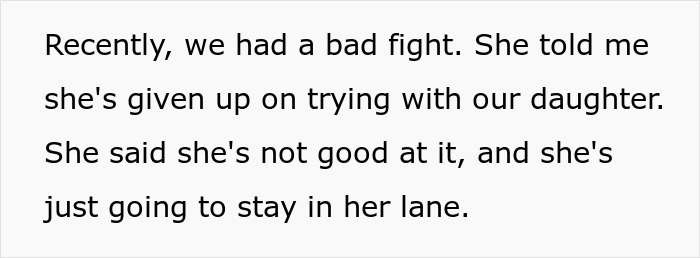 Text excerpt showing a man feeling like a single parent as his wife ignores their 10-year-old and prioritizes work over family. Text excerpt showing a man feeling like a single parent as his wife ignores their 10-year-old and prioritizes work over family.