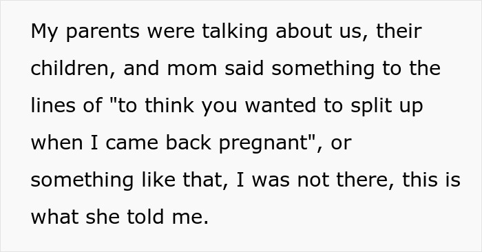 Text excerpt showing a mom mentioning an affair and pregnancy in a conversation about college money and dad. Text excerpt showing a mom mentioning an affair and pregnancy in a conversation about college money and dad.