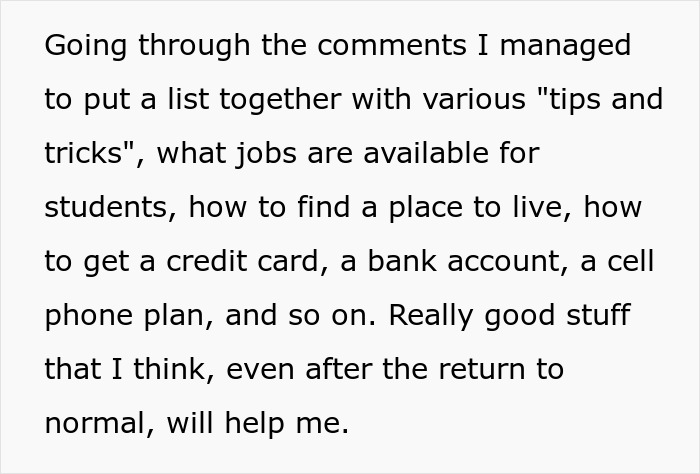 Text excerpt about tips for students on credit cards, bank accounts, and housing, relating to mom affair college money dad. Text excerpt about tips for students on credit cards, bank accounts, and housing, relating to mom affair college money dad.
