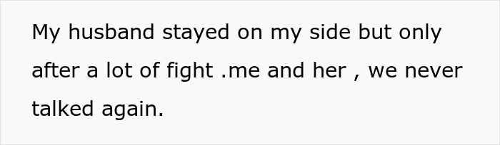 Text excerpt about a husband staying on the wife's side after a fight, highlighting family conflict dynamics. Text excerpt about a husband staying on the wife's side after a fight, highlighting family conflict dynamics.