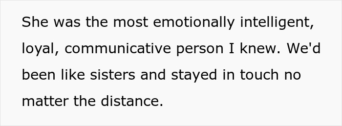 Text on a white background describing a loyal, emotionally intelligent best friend who stayed in touch despite distance, related to best friend no contact returns. Text on a white background describing a loyal, emotionally intelligent best friend who stayed in touch despite distance, related to best friend no contact returns.