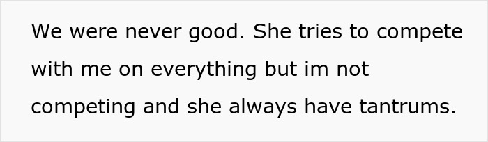 Text excerpt with woman giving brother a papaya as birthday gift, highlighting sibling rivalry and being called cheap. Text excerpt with woman giving brother a papaya as birthday gift, highlighting sibling rivalry and being called cheap.