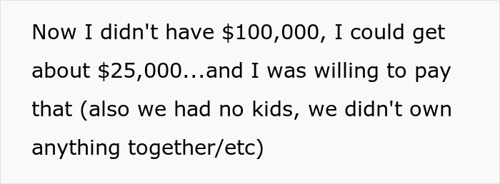 Man happy after ex-wife caught cheating, expressing relief about financial settlement and lack of shared assets.