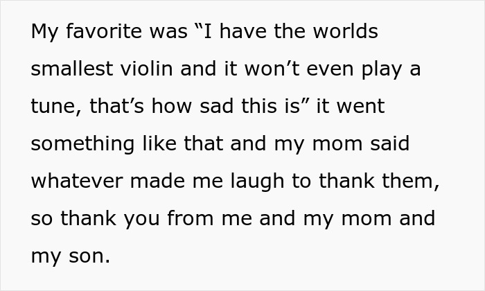 Text excerpt discussing a personal story about laughter amidst family challenges with a focus on postpartum and relationship issues. Text excerpt discussing a personal story about laughter amidst family challenges with a focus on postpartum and relationship issues.