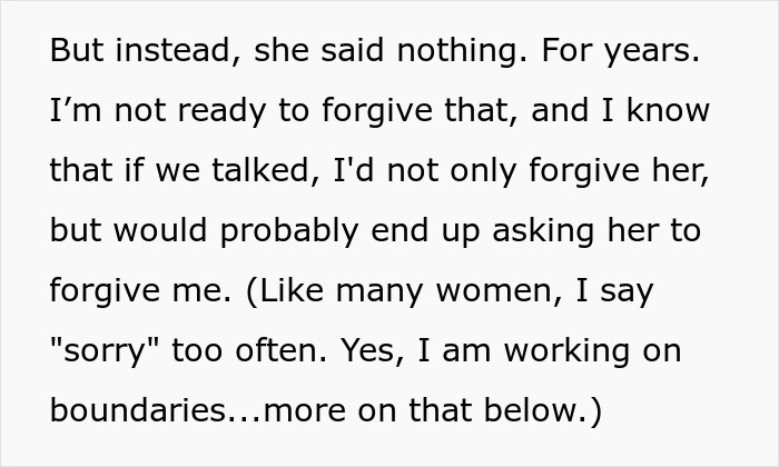 Text excerpt discussing forgiveness and boundaries in a best friend no contact returns situation. Text excerpt discussing forgiveness and boundaries in a best friend no contact returns situation.