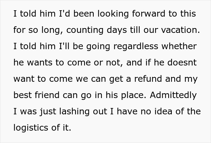 Férias em família se transformam em ultimato depois que marido coloca os negócios em primeiro lugar e esposa ameaça viagem solo