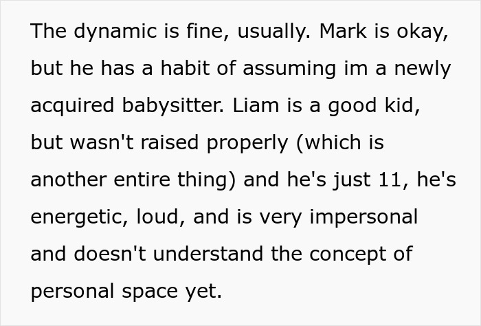 Man frustrated as guy thinks girlfriend’s son is a free babysitter, leading to a shocking snap over responsibility.