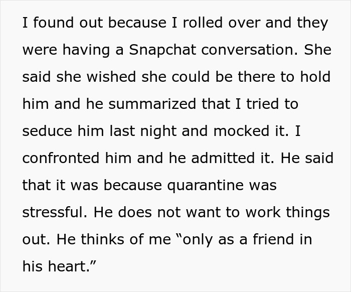 Text excerpt from a woman sharing an inspiring 5 year update after leaving her cheating husband.