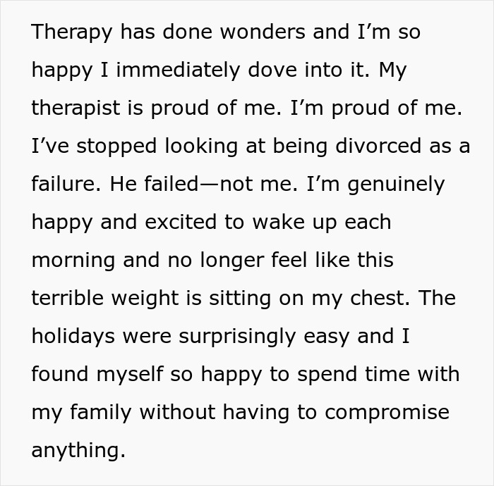 Alt text:
Inspiring woman shares a 5 year update about healing and growth after leaving her cheating husband.