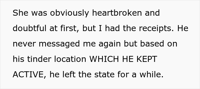 Text excerpt about woman exposing cheaters after finding out her boyfriend has a wife and six kids, sharing receipts with the wife. Text excerpt about woman exposing cheaters after finding out her boyfriend has a wife and six kids, sharing receipts with the wife.