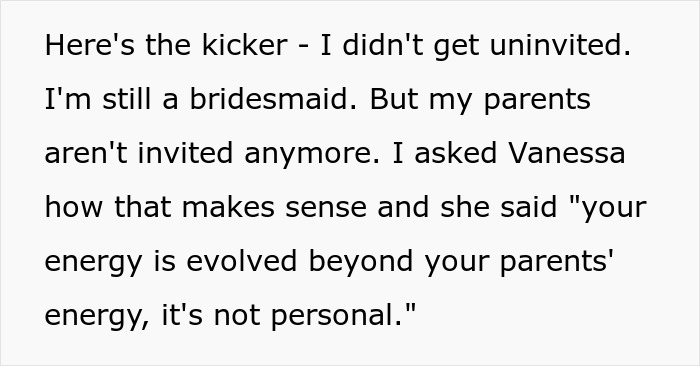 Spiritual bride faces backlash as her unexpected decision causes chaos and shock just weeks before the wedding.