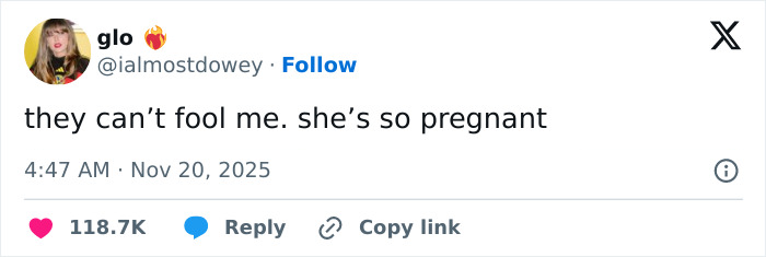 Screenshot of a social media post with a comment about Zendaya being pregnant, related to the leaked video with Tom Holland. Screenshot of a social media post with a comment about Zendaya being pregnant, related to the leaked video with Tom Holland.