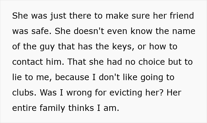 Man upset after girlfriend secretly went clubbing and lost his car, leading to eviction and family disagreement. Man upset after girlfriend secretly went clubbing and lost his car, leading to eviction and family disagreement.
