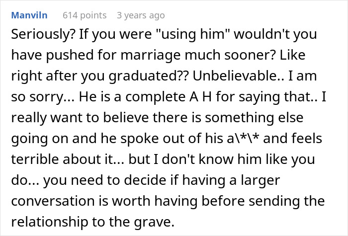 Comment discussing a woman leaving the US to start a new life in France after her boyfriend couldn’t handle her success. Comment discussing a woman leaving the US to start a new life in France after her boyfriend couldn’t handle her success.