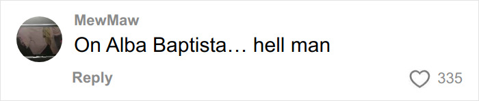 Comment on social media discussing Chris Evans cheating rumors amid childbirth, with 335 likes shown.